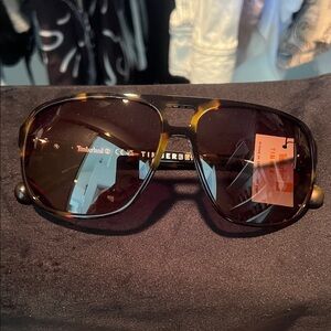 Timberland Brown Tortoise Sunglasses